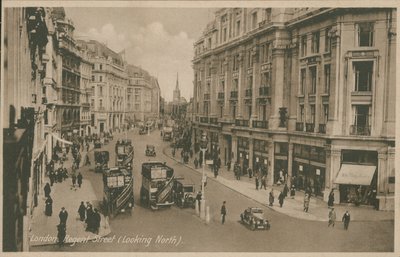 Regent Street, London, looking north by English Photographer